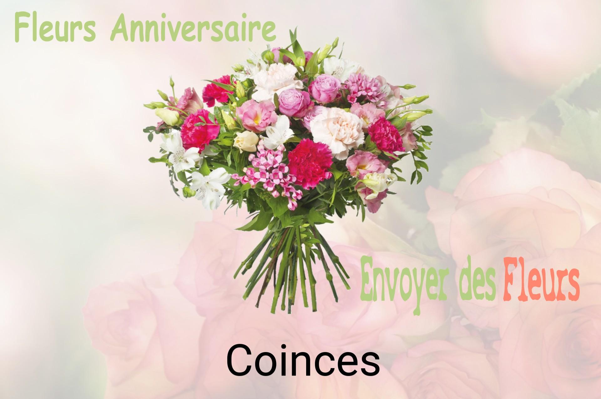 Bouquet de fleurs d’anniversaire livré à Coinces